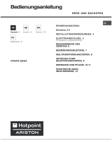 Hotpoint Ariston CP9VP6 DE/HA Owner's manual