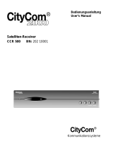 CityCom 2000 CCR 500 User manual
