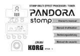 Korg PANDORA stomp Owner's manual