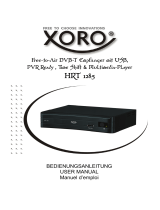 Xoro HRT 1285 Owner's manual