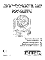 Briteq BT-W07L 12 Wash Owner's manual