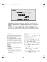 Roland SRX-03 Owner's manual
