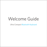 Anker Ultra Compact Slim Profile Wireless Bluetooth Keyboard User manual