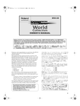 Roland SRX-09 Owner's manual