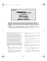 Roland SRX-04 Owner's manual