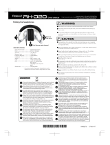 Roland RH-D20 Owner's manual