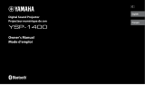Yamaha YSP-1400 Owner's manual