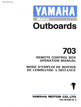 Yamaha Outboards 703 Operating instructions