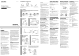 Sony MDRRF811RK Owner's manual