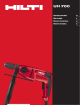 Hilti UH 700 Operating instructions