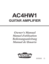 Vox AC4HW1 User manual