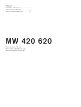 Gaggenau MW 420 Installation guide