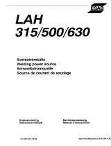 ESAB LAH 315 User manual