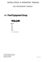 Vulcan Hart V36F Operating instructions