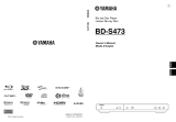 Yamaha BD-S473BL User manual