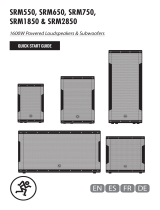 Mackie SRM750 Quick start guide