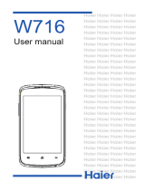 Haier W716 Owner's manual