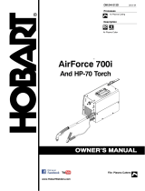 HobartWelders AIRFORCE 700i AND HP-70 TORCH Owner's manual