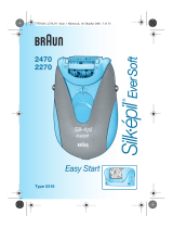 Braun 2470, 2270, Silk-épil EverSoft User manual
