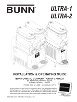 Bunn ULTRA-2 HPR GP,BLK LED GOURMET-EXT HDL Installation guide