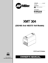 Miller XMT 304 CC AND CC/CV (230/460) Owner's manual