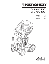 Kärcher G 2700 DC Operating instructions