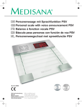 Medisana Personal scale with voice announcement PSV Owner's manual