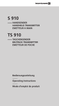 Beyerdynamic TS 910 M User manual