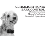 Petsafe UltraLight PUSB-300 Owner's manual