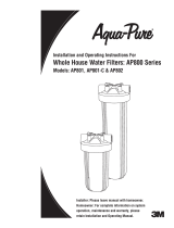 3M Aqua-Pure™ AP800 Series Whole House Water Filter Housings Installation guide