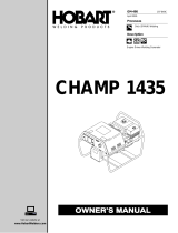 Hobart CHAMP 1435 User manual