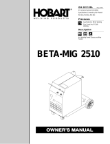 HobartWelders BETA-MIG 2510 User manual