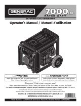 Generac Portable Products 7000exl User manual