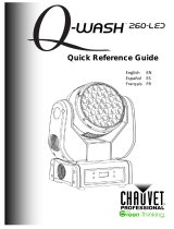 Chauvet Professional Q-Wash Reference guide