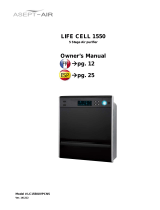 Asept-Air Life Cell 1550 Owner's manual