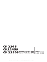 Jonsered CS 2245 User manual