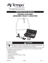 Greenlee PE2003 Ground Fault Locator User manual