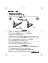 Hitachi nr 65ak2 User manual