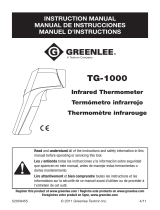 Greenlee TG 1000 User manual