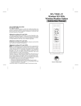 La Crosse Technology WS-7394TWC-IT Owner's manual