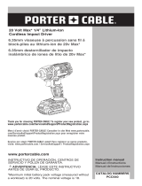 Porter Cable PCC640B User manual