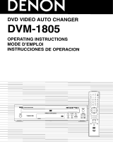 Denon DVM-1805 Owner's manual