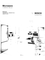 Bosch HMC87151UC/01 Installation guide