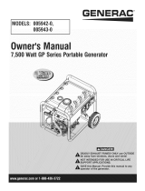 Generac GP7500E-5943-0 Owner's manual