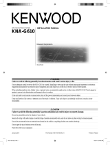 Kenwood KNA-G610 Installation guide