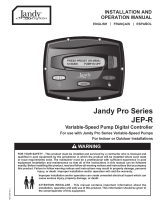 Jandy Pro Series JEP-R Operating instructions