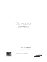 Samsung DW80F600 Series User manual