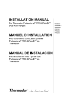 Thermador PRD304EG/04 Installation guide