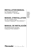 Thermador PRL366GH-01 Installation guide