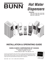 Bunn H5X-DV PC 212 Installation guide